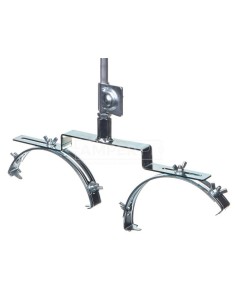 Iglica gąsiorowa podwójna fi 12mm aluminiowa 71.20 AL /2m/ /97102009/