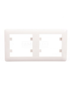 LUMINA2 Ramka podwójna pozioma kremowa WL5221