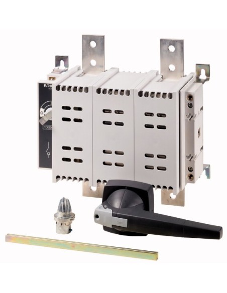 Rozłącznik izolacyjny PV 2P 1000A z napędem drzwiowym 300mm DDC-1000/M4/P-G 6098955