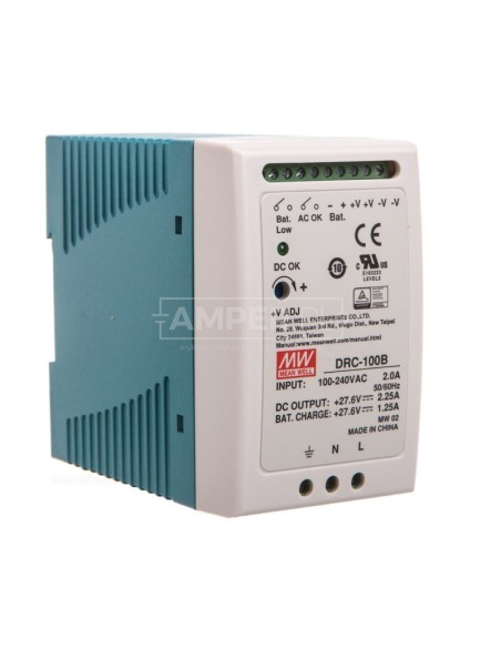 Zasilacz buforowy 90-264V AC / 27,6V DC 1,9A 96,6W DRC-100B