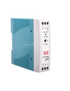 Zasilacz impulsowy 85-264V AC/ 1,67A 12V DC 20W MDR-20-12