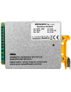 Zasilacz buforowy na szyne DIN 1A 26,4V EL25-D