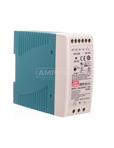Zasilacz impulsowy 85-264V AC/ 5A 12V DC 60W MDR-60-12