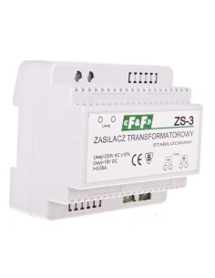 Zasilacz stabilizowany 230VAC/18VDC 12W 0,66A ZS-3