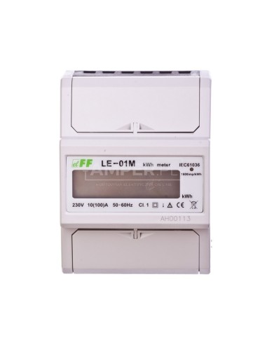 Licznik energii elektrycznejzgodność z MID 1-fazowy 100A 230V RS-485 MODBUS RTU wyświetlacz LCD LE-01M