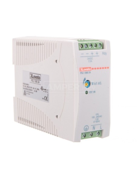 Zasilacz jednofazowy 100-240V AC/24V DC 60W 2,5A (modułowy) PSL106024