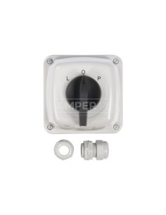 Łącznik krzywkowy L-0-P 3P 16A IP44 Łuk 16-43 w obudowie 921616