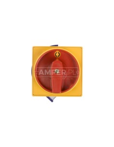 Łącznik krzywkowy awaryjny 0-1 3P 16A do wbudowania 4G16-10-U S25 63-241671-021