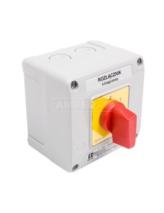 Łącznik krzywkowy 0-1 4P 16A w obudowie SK16-2.8210\OB11C