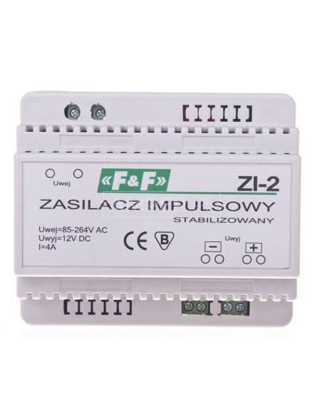 Zasilacz impulsowy 230VAC/12VDC 50W 4A ZI-2