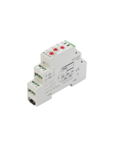 Przekaźnik czasowy 2P 8A 0,1sek-576h 230V AC, 24V AC/DC wielofunkcyjny PCU-510DUO