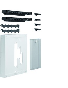 univers N Blok dla szyn zbiorczych poz. 12x5/10mm 40mm 1xNH00 4-pol. 300x250mm UE21A7 Hager