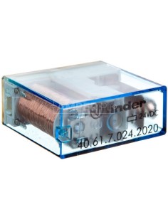 Przekaźnik miniaturowy 1P 16A 24V DC, stopień szczelności RTII 40.61.7.024.2020