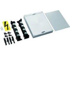 univers N Blok dla szyn zbiorczych pion. 30x5/10mm 300x250 UE21D4 Hager