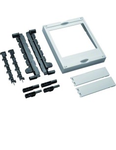 univers N Blok dla szyn zbiorczych poz. 12x5/10mm 40mm 2xNH00(4xNH000) 300x250mm UE21A2B Hager