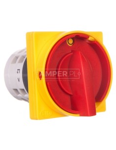 Łącznik krzywkowy /rozłącznik główny/ 0-I 3P 25A na kłódkę IP65 Łuk E25-15RG 952519