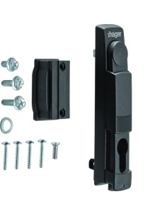 univers Zamek uchwyt uchylny do półbębenka 40mm, plombowany FZ535 Hager