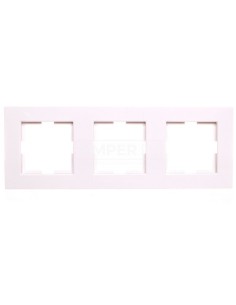 KARRE Ramka potrójna biały 90960262