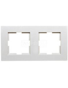 KARRE Ramka podwójna biała 90960261