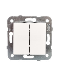 KARRE Łącznik świecznikowy dwugrupowy biały 90963602 2