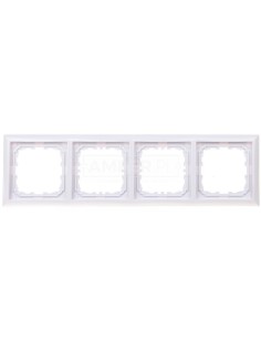 KOS66 Ramka poczwórna biała 660484