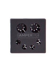 Simon Connect Pokrywa K45 wpustu kabla bezpośrednia szary grafit K20/14