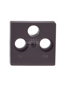 Simon 82 Pokrywa gniazda antenowego RD/TV/SAT grafit 82037-38