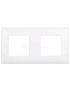 DANTE Ramka podwójna tworzywo ASA BIAŁY 450482
