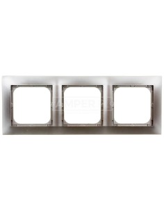 IMPRESJA Ramka potrójna tytan R-3Y/23