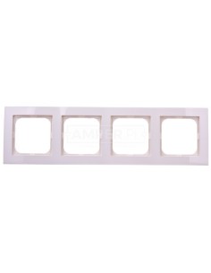 AS Ramka poczwórna ecru R-4G/27