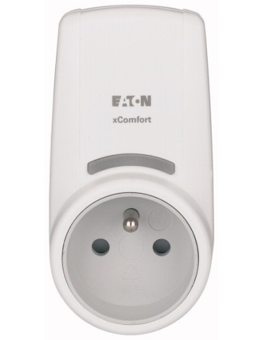 Xcomfort Adapter  załączająco wyłączający do gniazdka + pomiar energii 12A z bolcem 195169