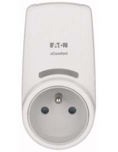 Xcomfort Adapter sterujący ogrzewaniem do gniazdka + pomiar energii 12A z bolcem 195177