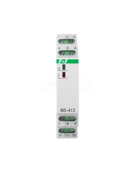 Przekaźnik impulsowy grupowy 16A 230V AC 1P BIS-412