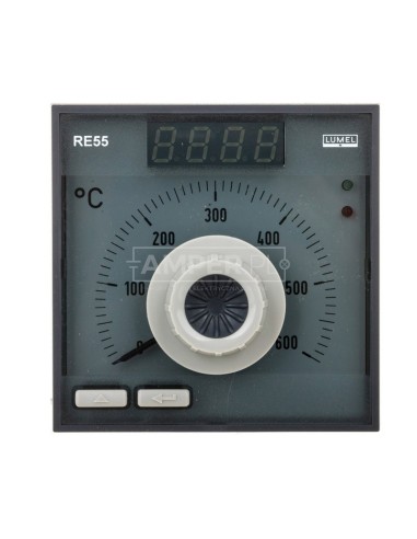 Regulator analogowy nastawa Fe-CuNi 0-600st.C regulator PID konfigurowane wyjście przekaźnikowe bez atestu KJ RE55 0931000