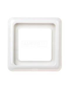 Berker Modul Ramka hermetyczna pojedyncza pozioma/pionowa IP44 biała 53132809