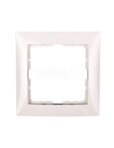 Berker/B.Kwadrat Ramka pojedyncza kremowa 5310118982
