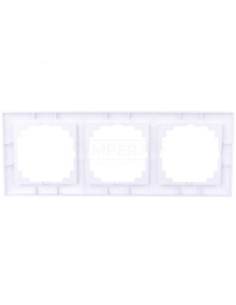 Sentia Ramka potrójna biała 1473-00