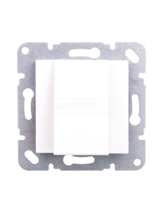 KARRE Płytka czołowa z ramką szkieletową kolor biały 90967077