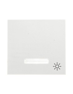 LUMINA2 Klawisz kontrolny z symbolem "Światło" z soczewką biały WL6120