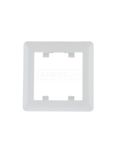 LUMINA2 Ramka pojedyncza biała WL5010