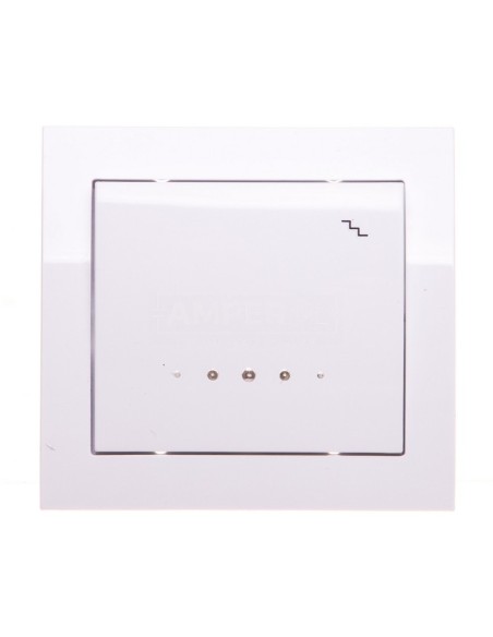 KIER Łącznik schodowy z podświetleniem biały ŁP-3WS/00