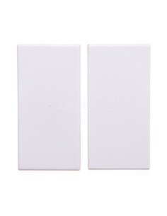 KOS66 Klawisz podwójny 2szt. 22,5x45 biały 660480