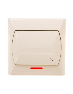 AKCENT Łącznik schodowy z podświetleniem beżowy ŁP-3AS/01