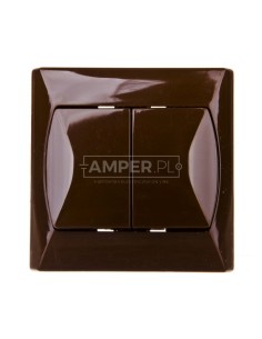 AKCENT Łącznik schodowy podwójny brązowy ŁP-10A/24