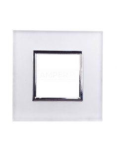 DANTE Ramka pojedyncza szkło PERL GLASS 4504181 2