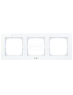 AS Ramka potrójna do łączników IP44 biała RH-3G/00