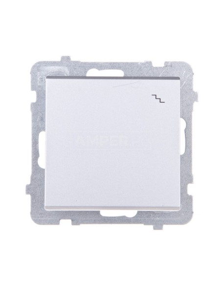 SONATA Łącznik schodowy srebro mat ŁP-3R/m/38