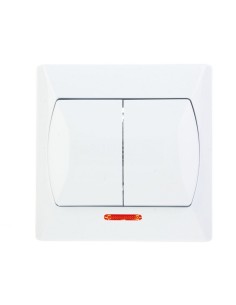 AKCENT Łącznik świecznikowy z podświetleniem biały ŁP-2AS/00