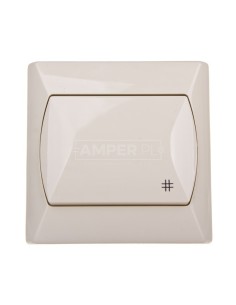 AKCENT Łącznik krzyżowy beżowy ŁP-4A/01