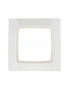KARO Ramka pojedyncza ecru perłowy R-1S/42